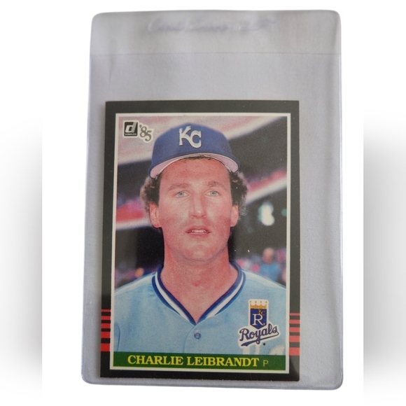 don russ Other - 1985 Donruss Charlie Leibrandt (#399) (Population of 1) BGS9.5BGS
